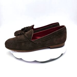 Alan Payne Shoes Men's 9 Loafers Slip On Brown